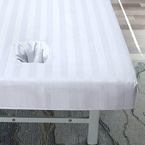 Erbaofd Fitted Sheet for Massage Table, Massage Bed Face Cover, Massage Table Cover, All-Inclusive Elastic Band Massage Bed Sheet Cover, Non-Slip, Non-Running, Protective Cover for Beauty Salon Spa Shop
