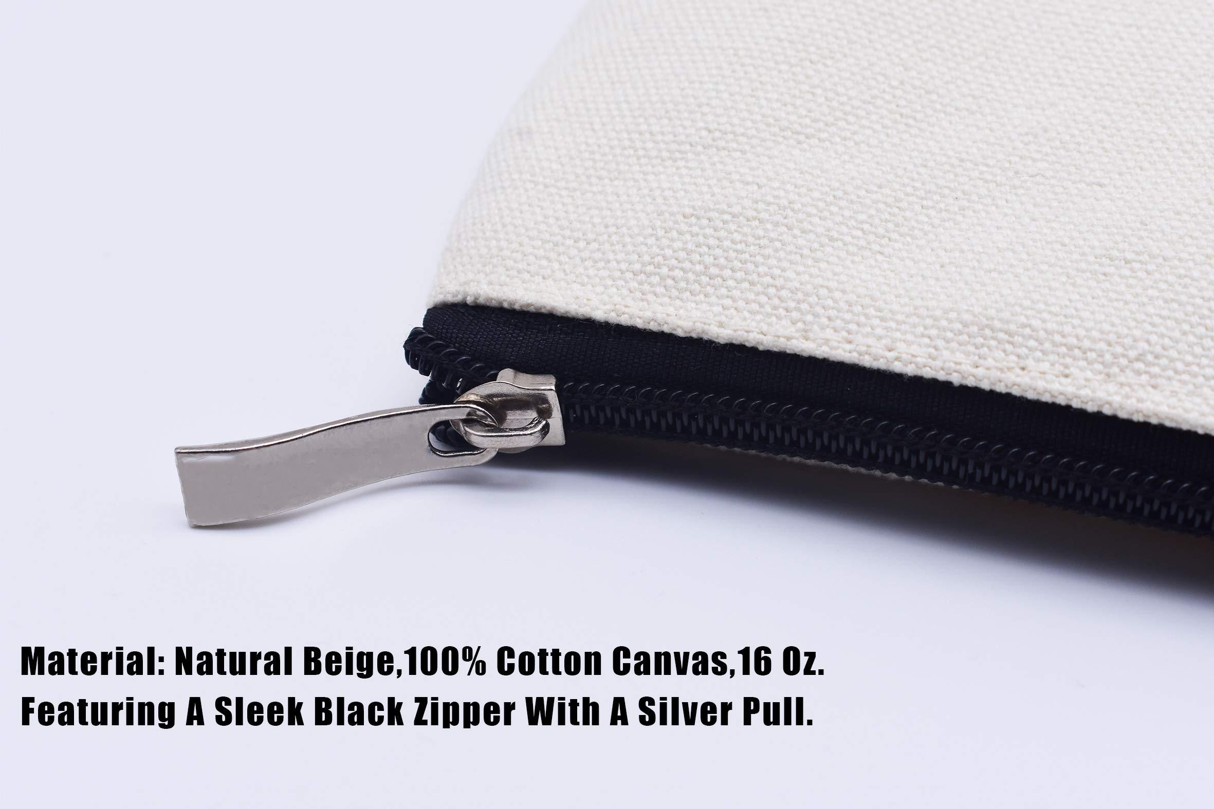 LIBIHUA Funny Gift for Bonus Mom-Mother-in-law Gift- Step Mother Gift-Birthday Mothers Day Christmas Gift for Unbiological Mom-Thank You for Embracing Me Like Your Own-Makeup Bag Cosmetic Bag Travel Pouch