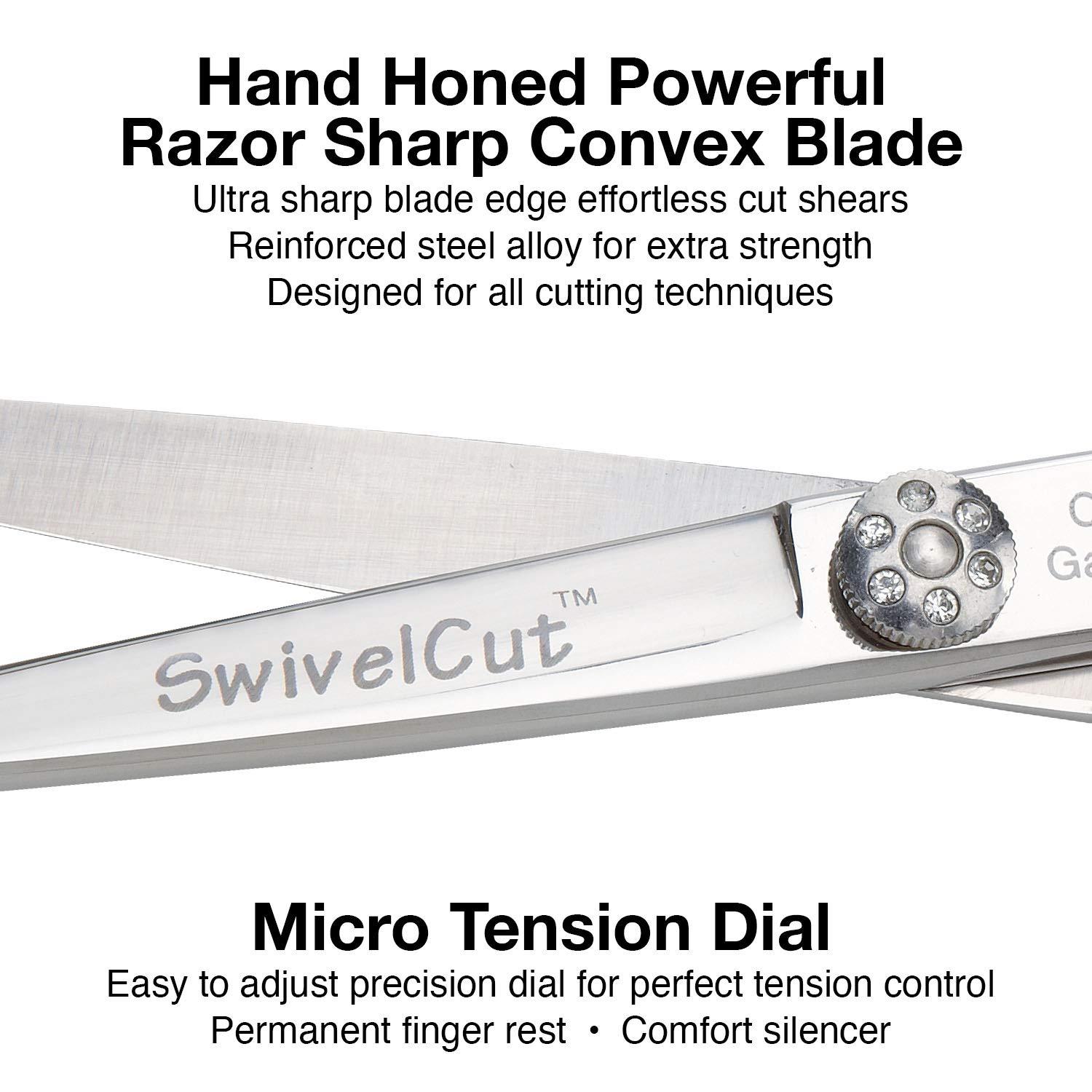 Olivia Garden New Olivia Garden SwivelCut Professional Hairdressing Shears Intro Case Deal (5")