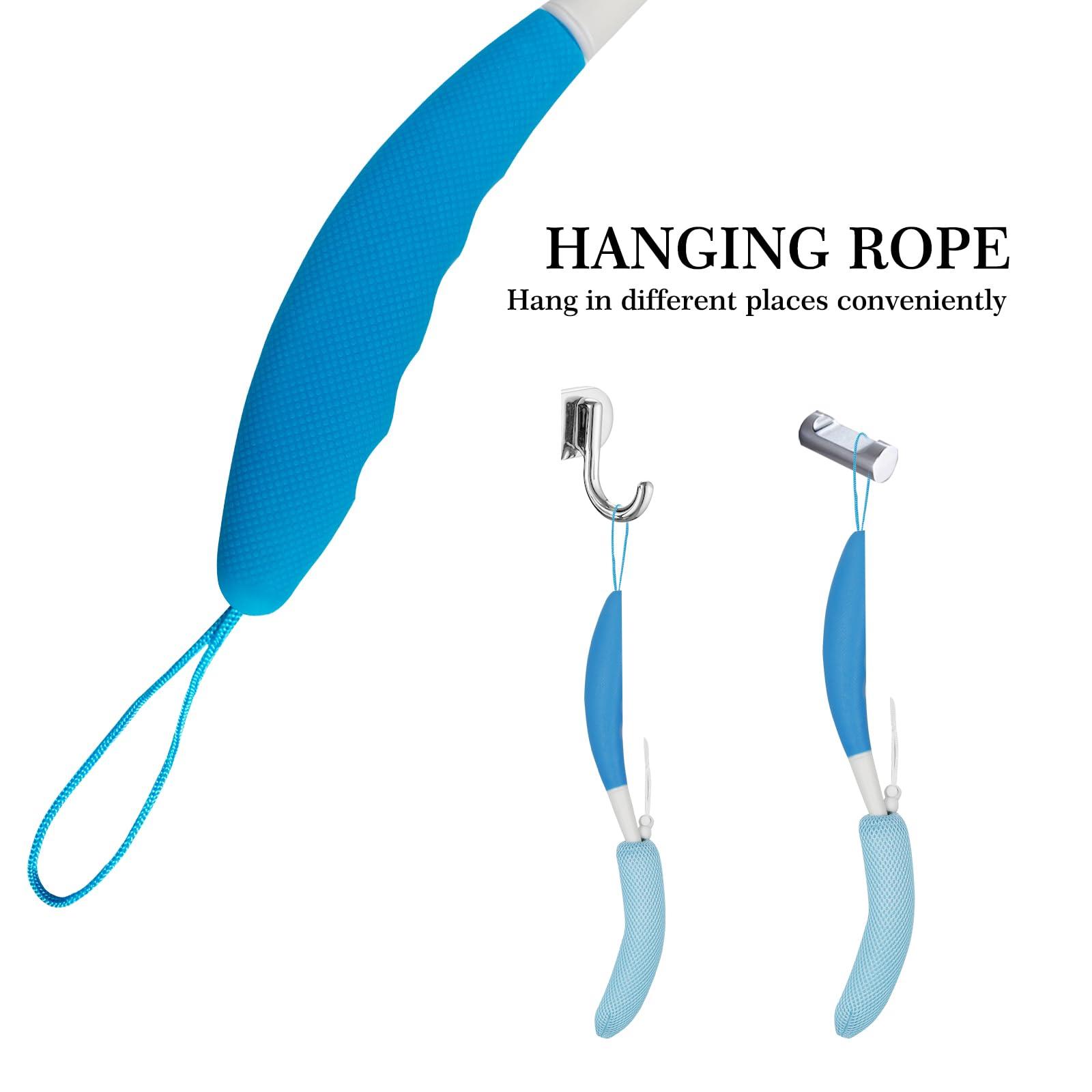 Leetye Mei Leetye Mei Long Handled Shower Brush, Non-Slip Long Handle Bath Brush, Back Body Brush Gentle Exfoliating and Lather Well Deep Cleansing Long-Lasting for Body