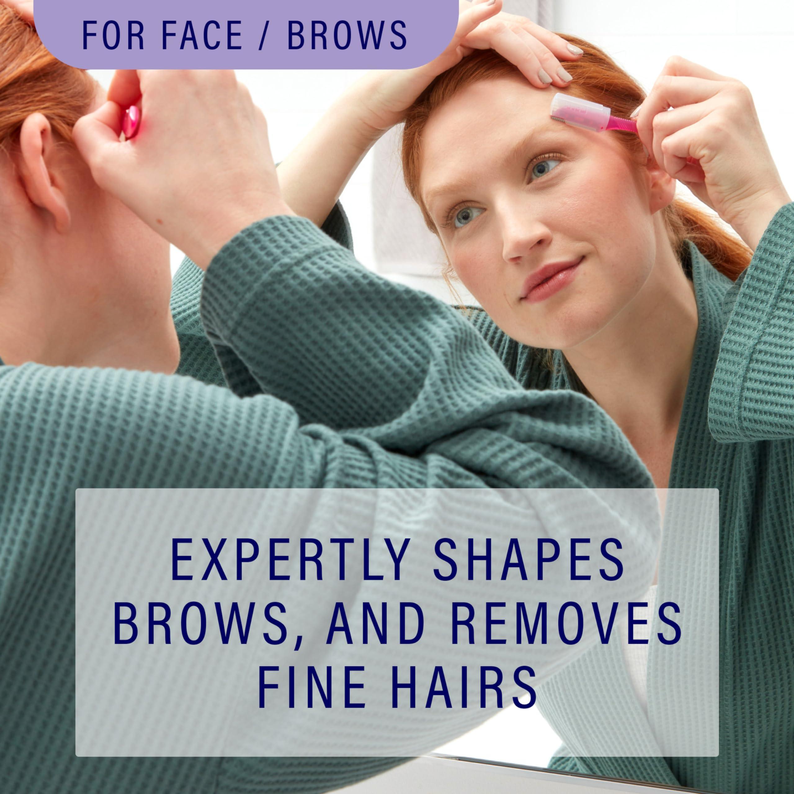 INTUITION Schick Intuition Refill, Pure Nourishment Razors for Women | Intuition Razor Blades Refill & Schick Hydro Silk Touch-Up Dermaplaning Tool with Precision Cover, 3ct | Dermaplane Razor