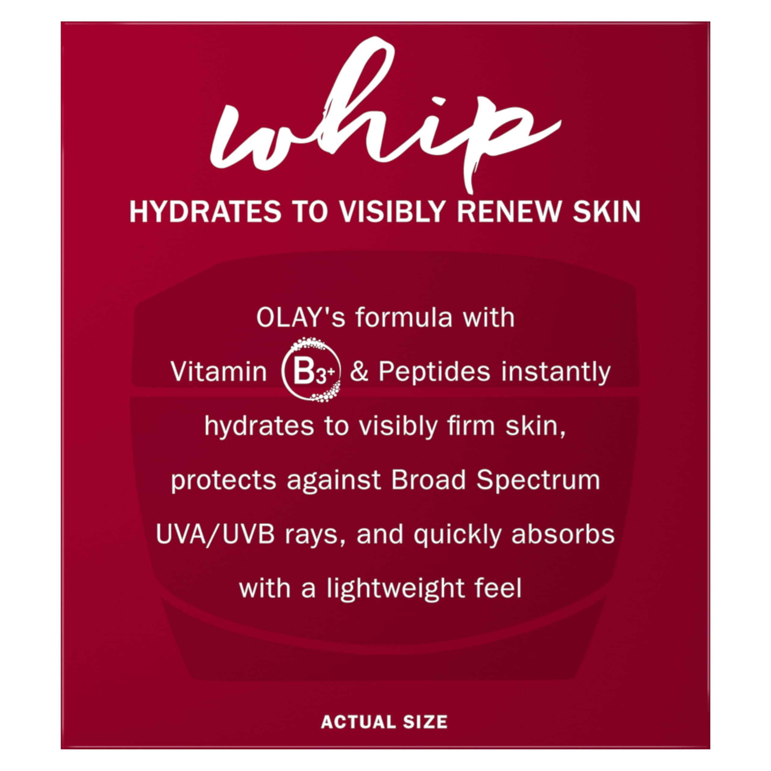 Olay Olay Regenerist Whip Face Moisturizer Cream with Sunscreen SPF 25, 1.7 oz (Pack of 2)