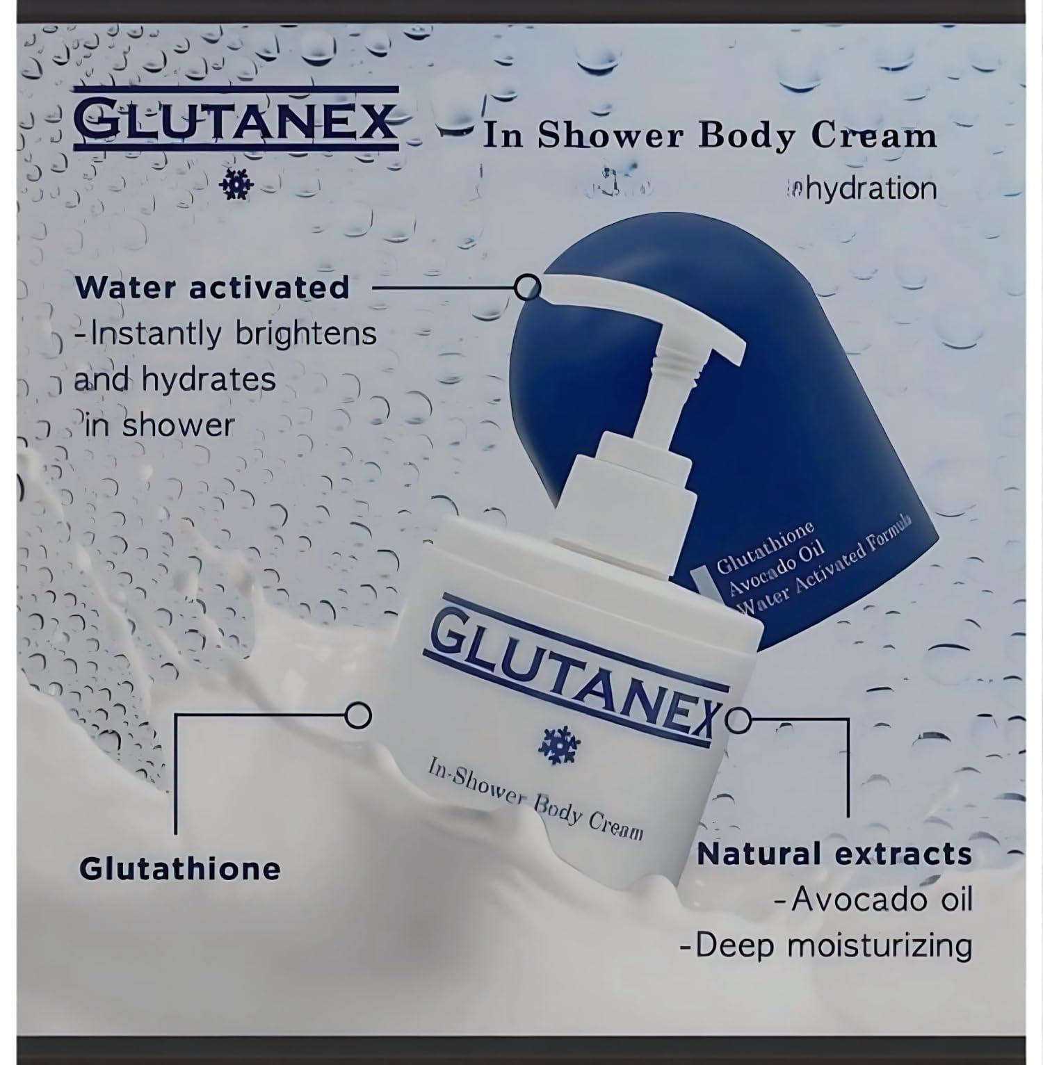 Glutanex Glutanex In-Shower Body Cream, 300ml, 10.14 Ounce (Pack of 1)