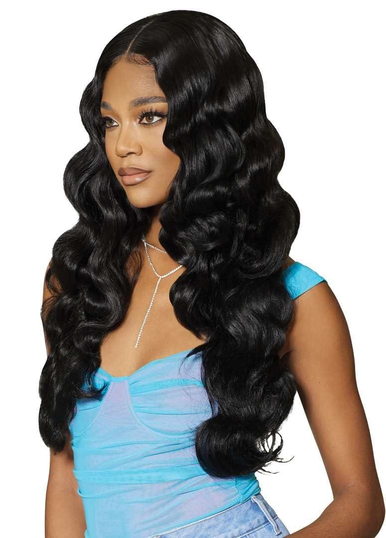 Outre Sugar Punch 100% Unprocessed Remi Human Hair - Body 22\" 24\" 26\" (NATURAL BLACK)