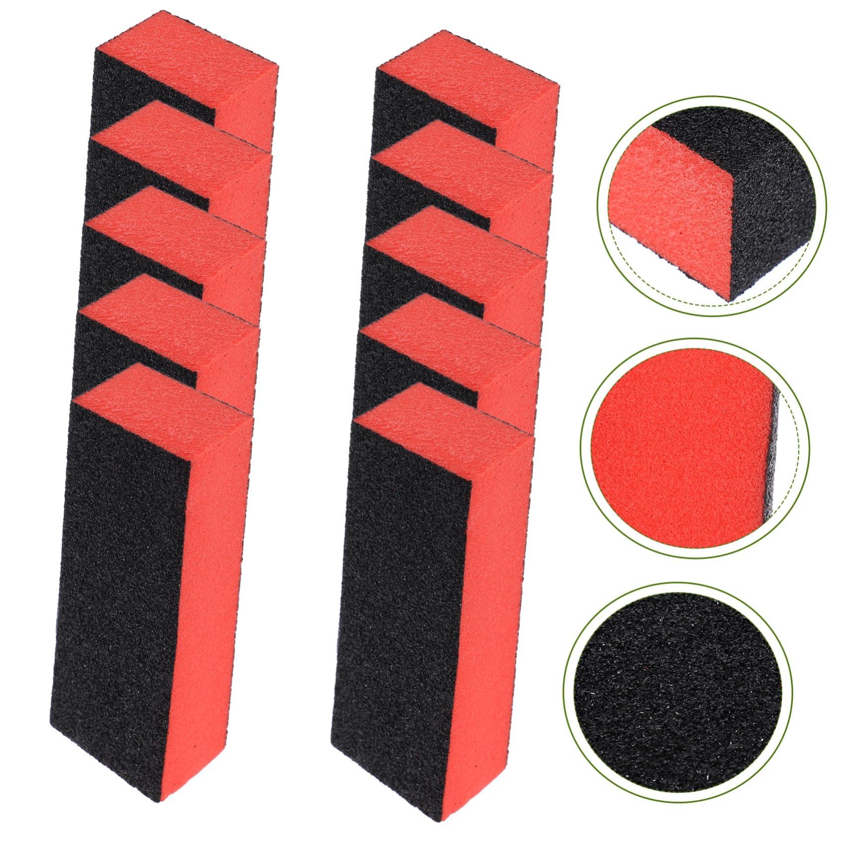 LALAFINA LALAFINA Nail Finishing Polisher Buffer Block Manicure Sanding Sponge Nail Polish File Board Portable for Home Salon