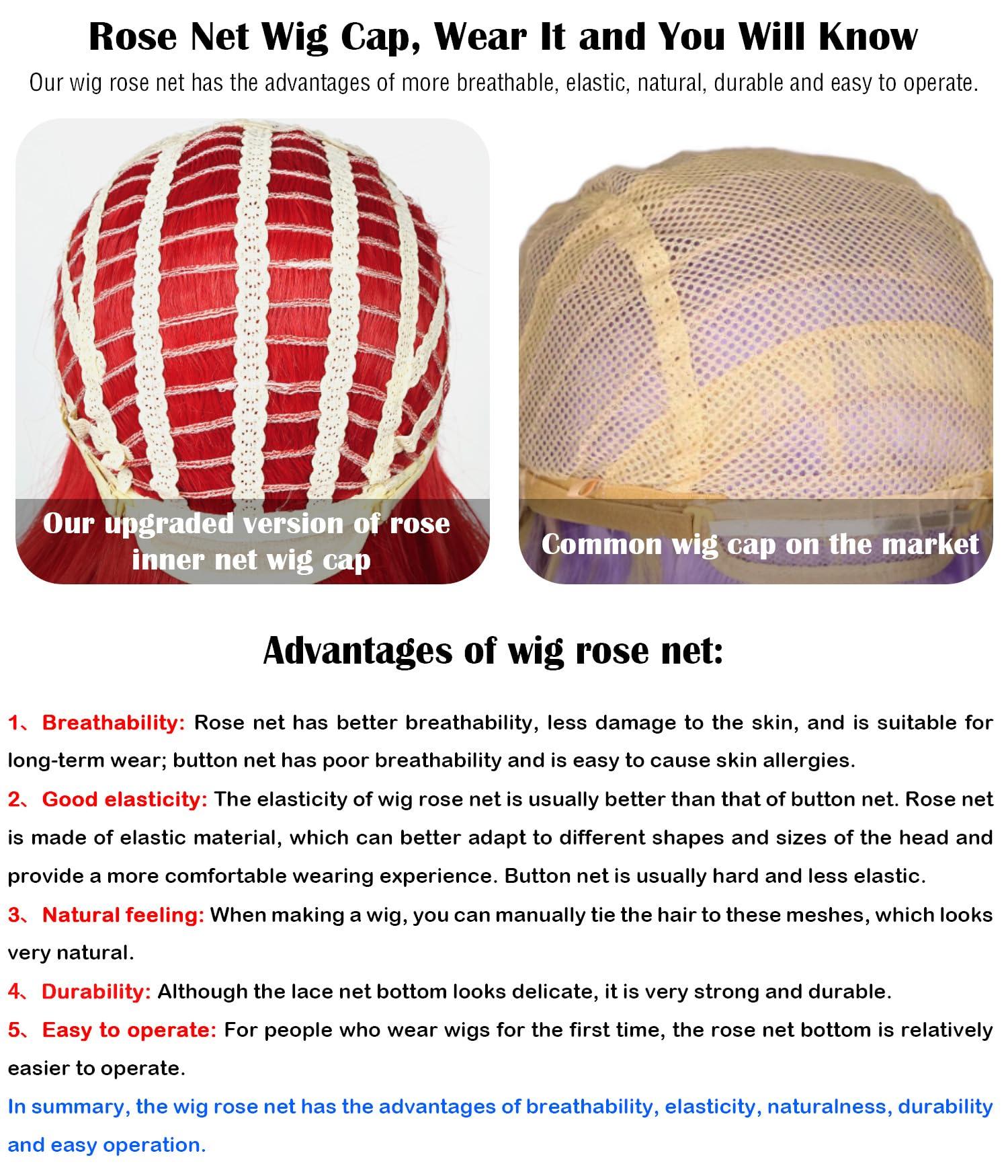 LABEAUT LABEAUT Max Beauty Red Mermaid Wigs Long Curly Daily Wig Hair Heat Resistant Synthetic Fiber for Halloween for Cosplay for Christmas (Red Kids + Hairpin)