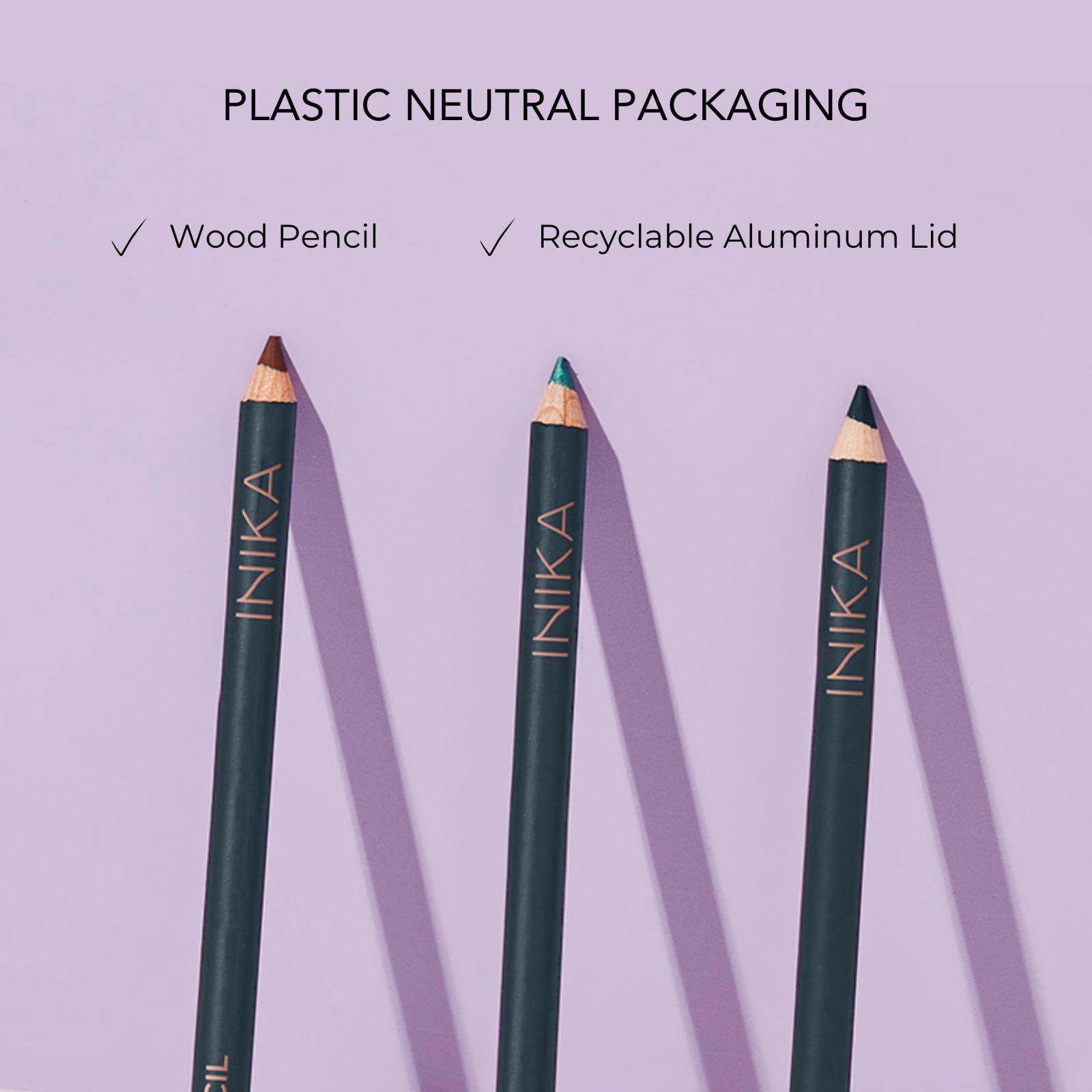 INIKA INIKA Organic Hypoallergenic Vegan Eyeliner: Long-Lasting, Water-Resistant Makeup, Richly Pigmented with Vitamin E and Coconut Oil, Gentle for Sensitive Eyes, Cruelty-Free & Sustainable Packaging