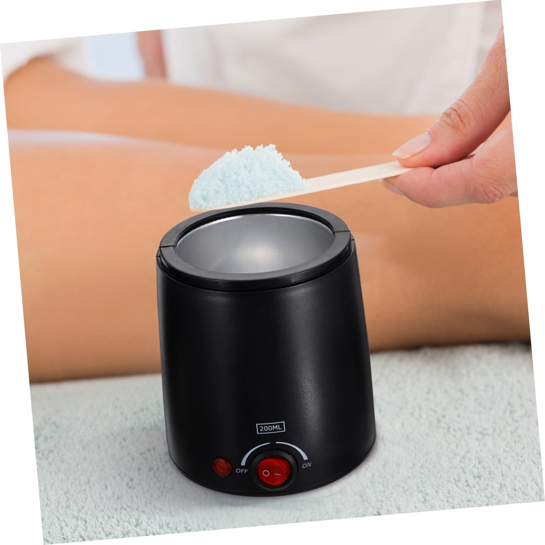 Angoily Angoily Portable Warmer Machine Hair Removal Heater Electric for Brazilian Underarms Chest Bikini Face Eyebrow Arms Legs US Plug