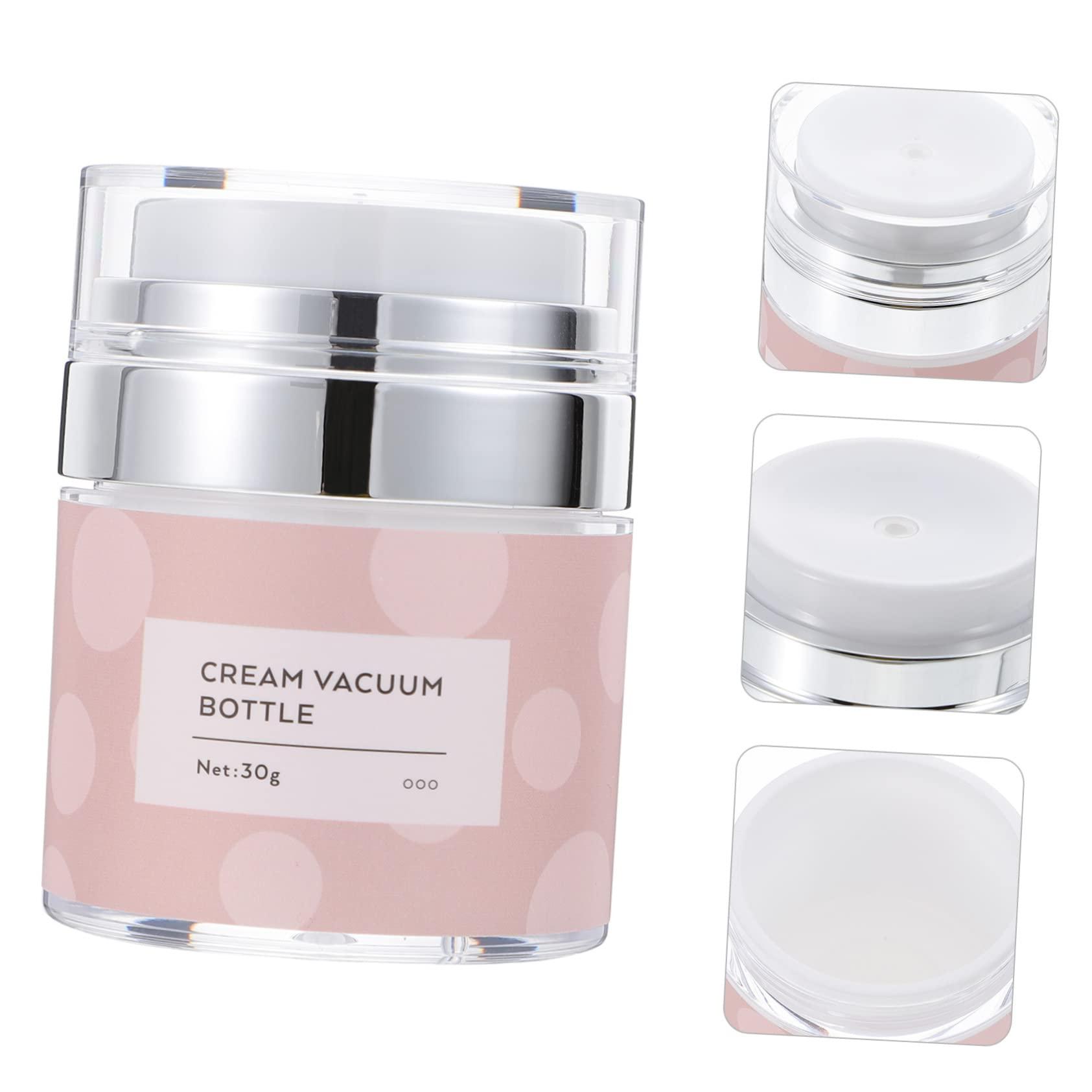 Didiseaon Didiseaon 3pcs Airless Refill Jar for Skincare 30g Cream Jar Push Pump Leakproof Design Vacuum Bottle for Cosmetics