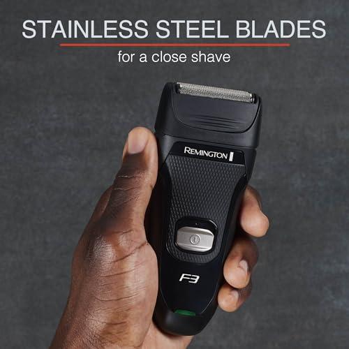 Remington Remington F3 Style Series Foil Shaver for Men, Flexing Blades for Close and Comfortable Shave, Cordless Electric Rechargeable Razor.