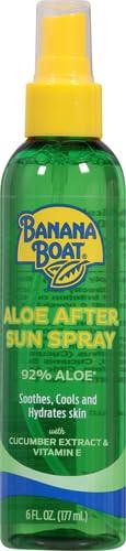 Banana Boat Banana Boat Aloe After Sun Spray, 6oz | Aloe Vera Spray with Cucumber Extract and Vitamin E, After Sun Care, After Sun Aloe, Aloe Spray for Sunburn Relief, 6oz