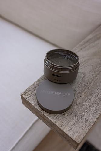 HygieneLab HygieneLab Men\'s Hair Gel - EWG Verified, Strong Hold, Matte Finish, Weightless Texture, Sandalwood Scent, Non-Toxic Clean Formula, Suitable for All Hair Types