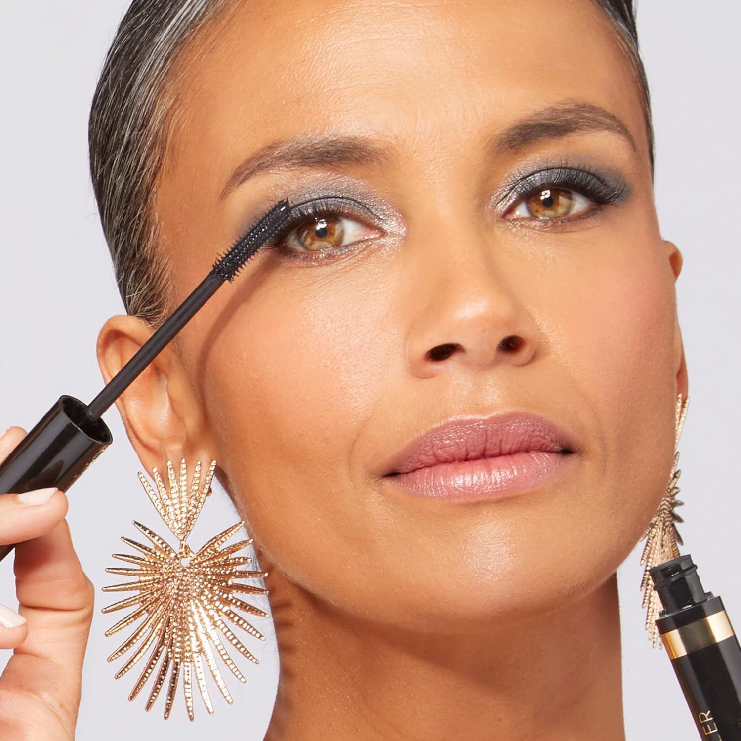 LAURA GELLER NEW YORK LAURA GELLER NEW YORK Kajal Longwear Mascara - Lengthening, Defining, Curling, Buildable Formula Eye Makeup - Innovative Curling Brush - 1 count