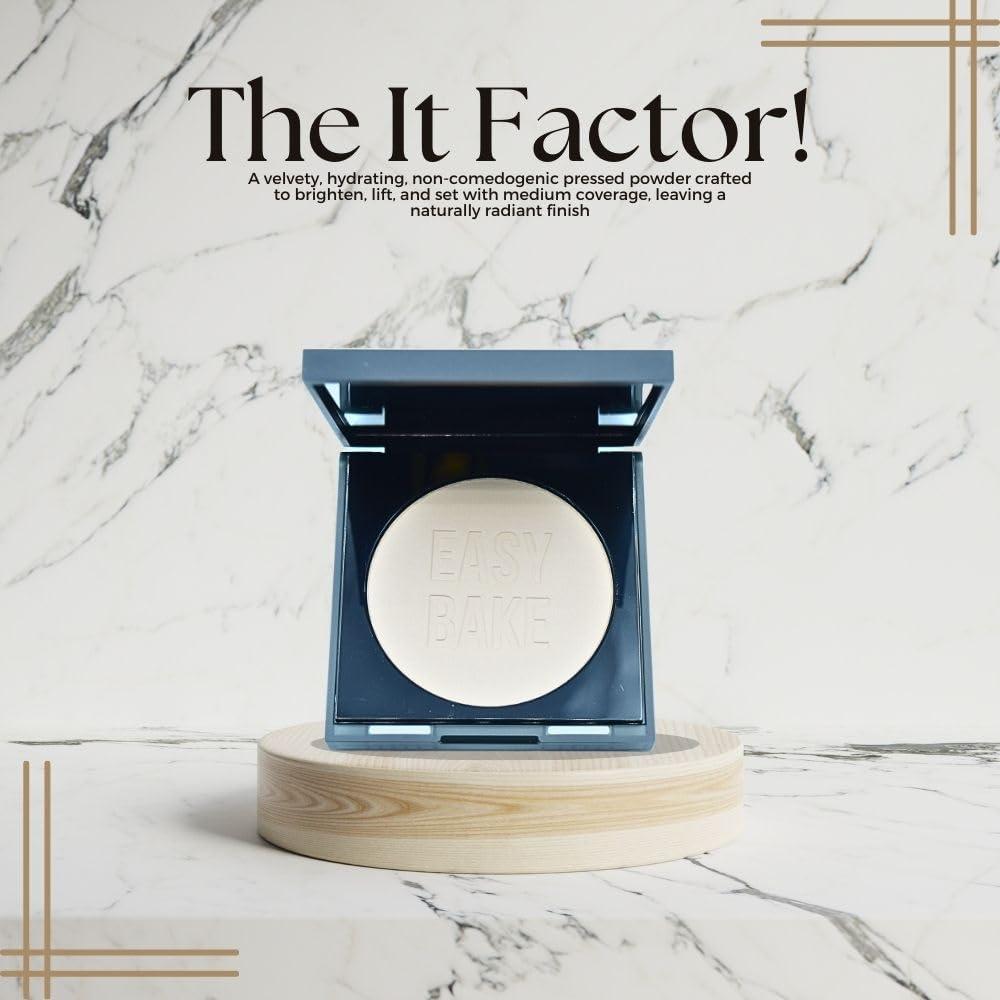 Huda HUDA BEAUTY Easy Bake and Snatch Pressed Talc-Free Brightening and Setting Powder Poundcake