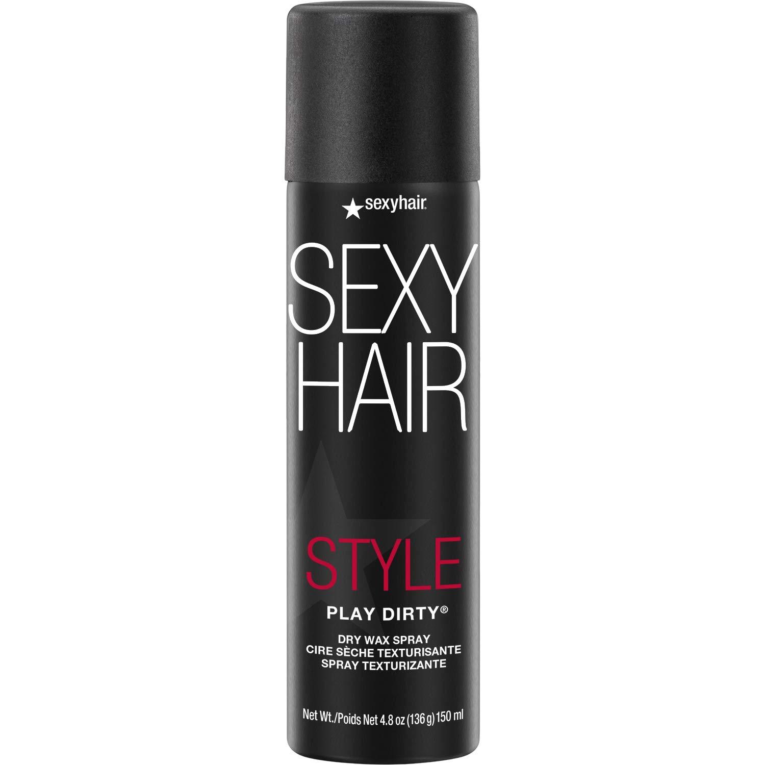 SexyHair SexyHair Style Play Dirty Dry Wax Spray, 4.8 Oz | Body and Dimension | Helps Achieve Second-Day Look | All Hair Types
