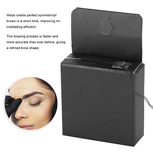 TMISHION Mapping String Professional Pre-Inked Mapping String Eyebrow Mapping Thread Tattoo Brow Marker Measuring Tool for Marking Symmetrical Eyebrows for A Range Of Face Shapes