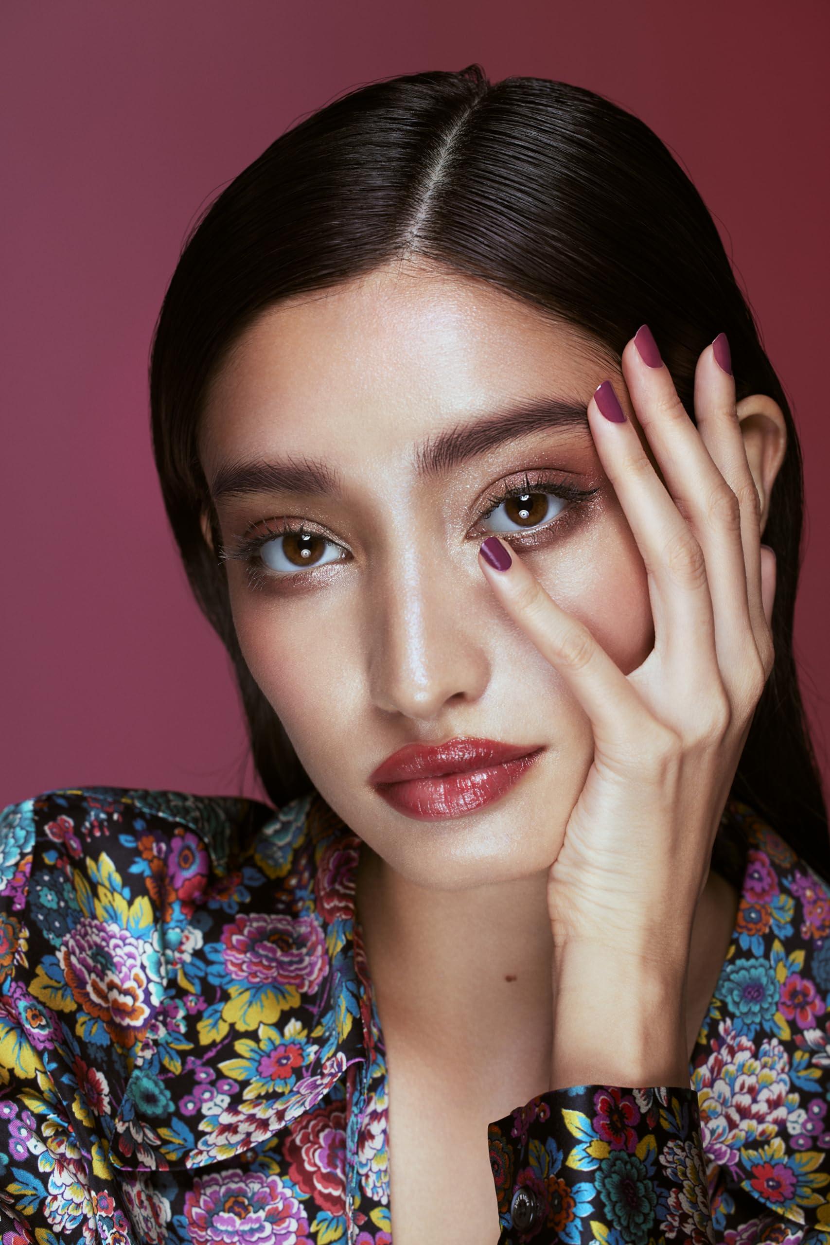 Paul & Joe Paul & Joe Eyebrow Mascara, Soft Texture and Clear Color, Natural finish, Long Lasting Eyebrow Makeup for Fuller Eyebrows, 04 Plum Red, 0.17 oz