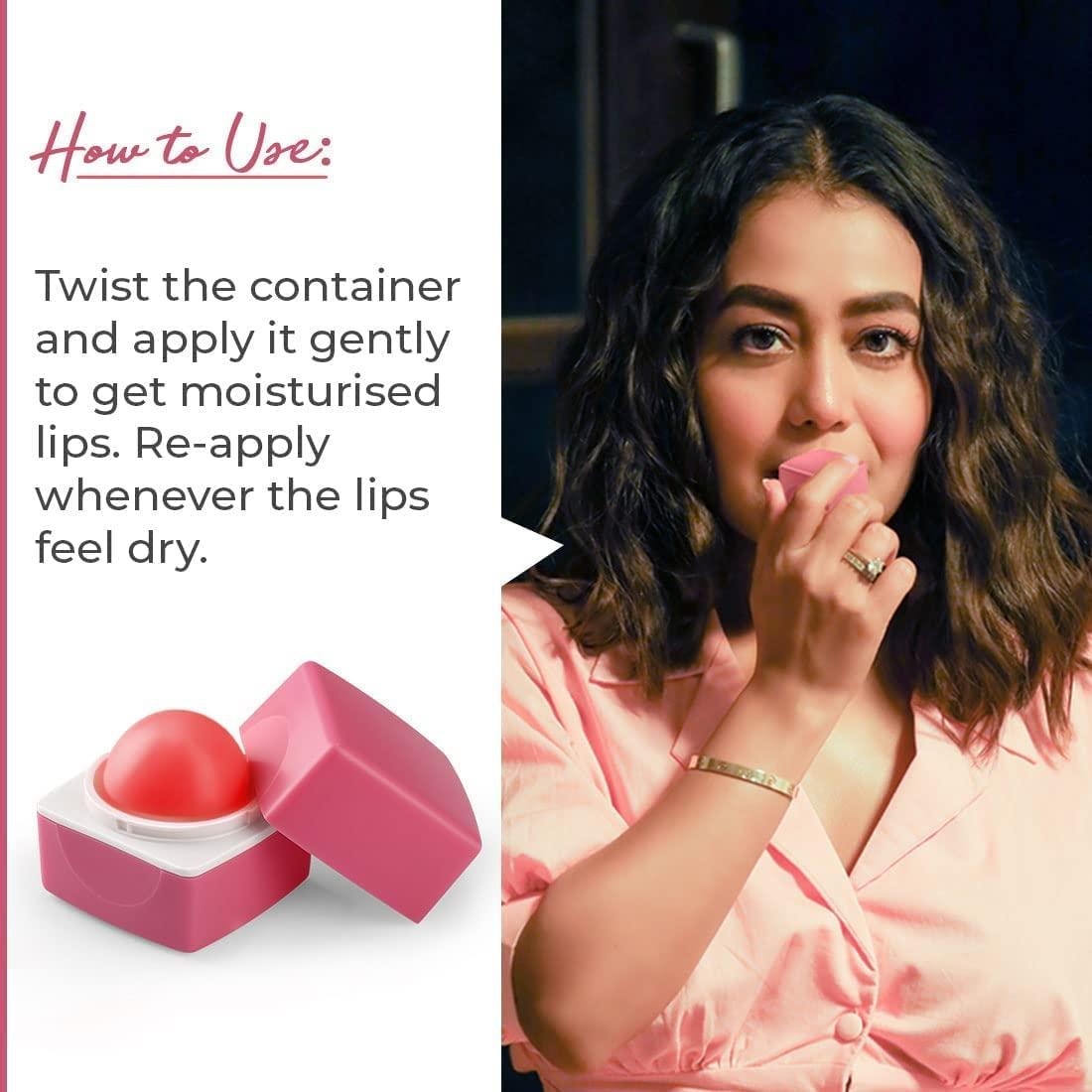 RUP RUP Lily Flavour Lip Balm for Women Dark Olive Oil, Jojoba Oil & Shea Butter | Pink Lip Balm for Girls & Kids | Dry & Chapped Lips Care | 100% Organic, Paraben & Sulphate Free Lip Gloss - 10 gm