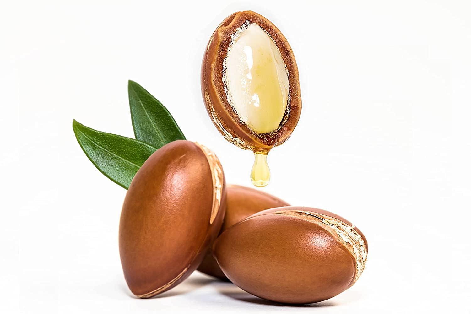 organic pure oil Argan Oil of Morocco - Pure, Unrefined, Extra Virgin, Non-GMO, Vegan Carrier Oil for Hair, Skin, Body, Face - Promotes Growth, Conditioning, Soothing, Moisturizing - 16 oz - Hydrating, Nourishing