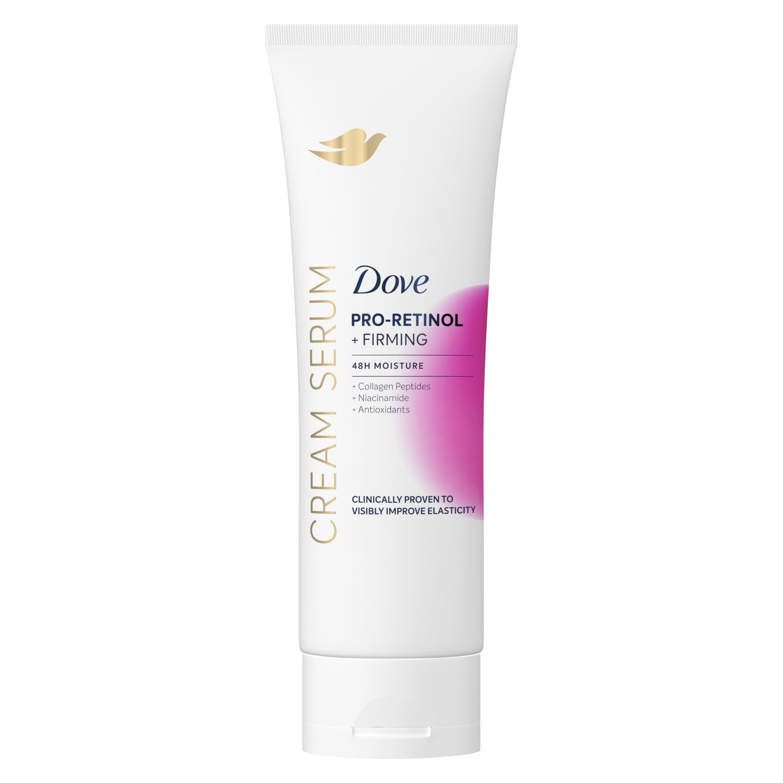Dove Dove Body Cream Serum Pro-Retinol + Firming for Elasticity and Firmness,with Collagen Peptides, Niacinamide and Antioxidants Lotion, 8 oz