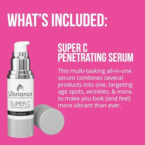 Vibriance Vibriance Dynamic Duo Skincare Bundle | Super C Vitamin Serum, Retinol Skin Care Set - Age-Defying Day and Night Routine