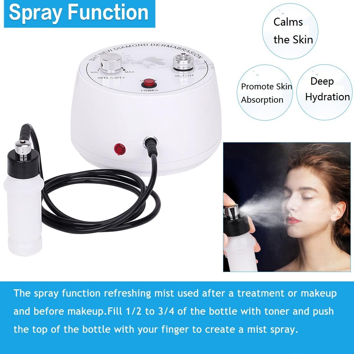 Beauty Star 3 in 1 Microdermabrasion Machine, Beauty Star Professional Diamond Dermabrasion Facial Devices at Home