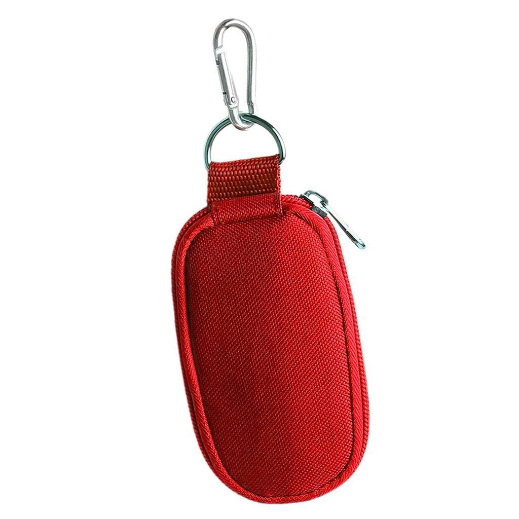barenx barenx 2ml 10 Bottles Travel Essential Oils Storage Carrying Case Shockproof Holder - red