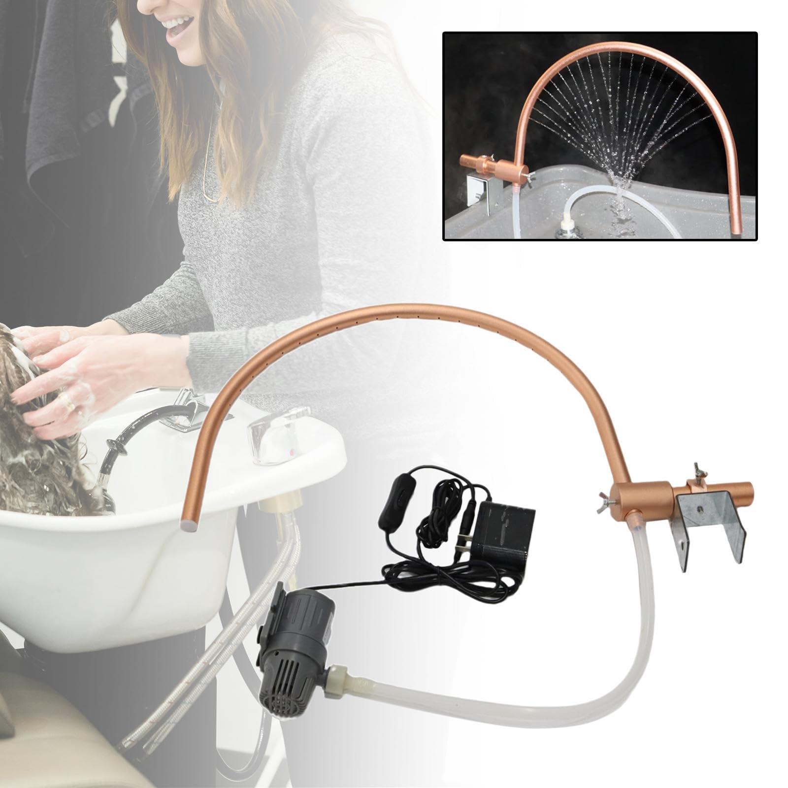 Kokiya Kokiya Salon Water Circulation Rack Shampoo Bed Accessories Waterfall Water Outlet Pipe Shampoo Bowl Bed Parts for Circular Basin