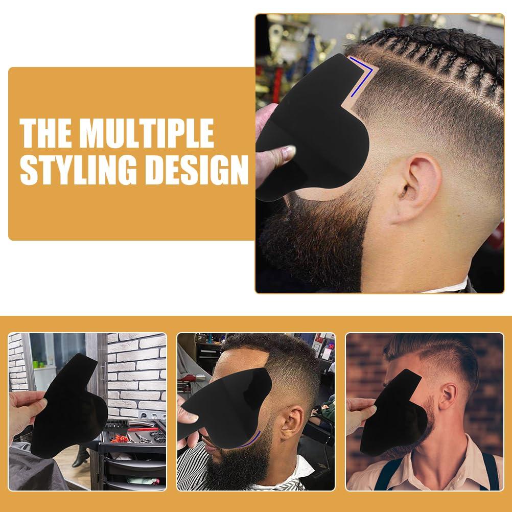 Ipetboom Ipetboom Hairline Enhancement Card - 3PCS Hairline Optimizers Hairline Enhancing Card Multi-Purpose Hairline Filler Design - Beard Shaping Too for Hairline Barber