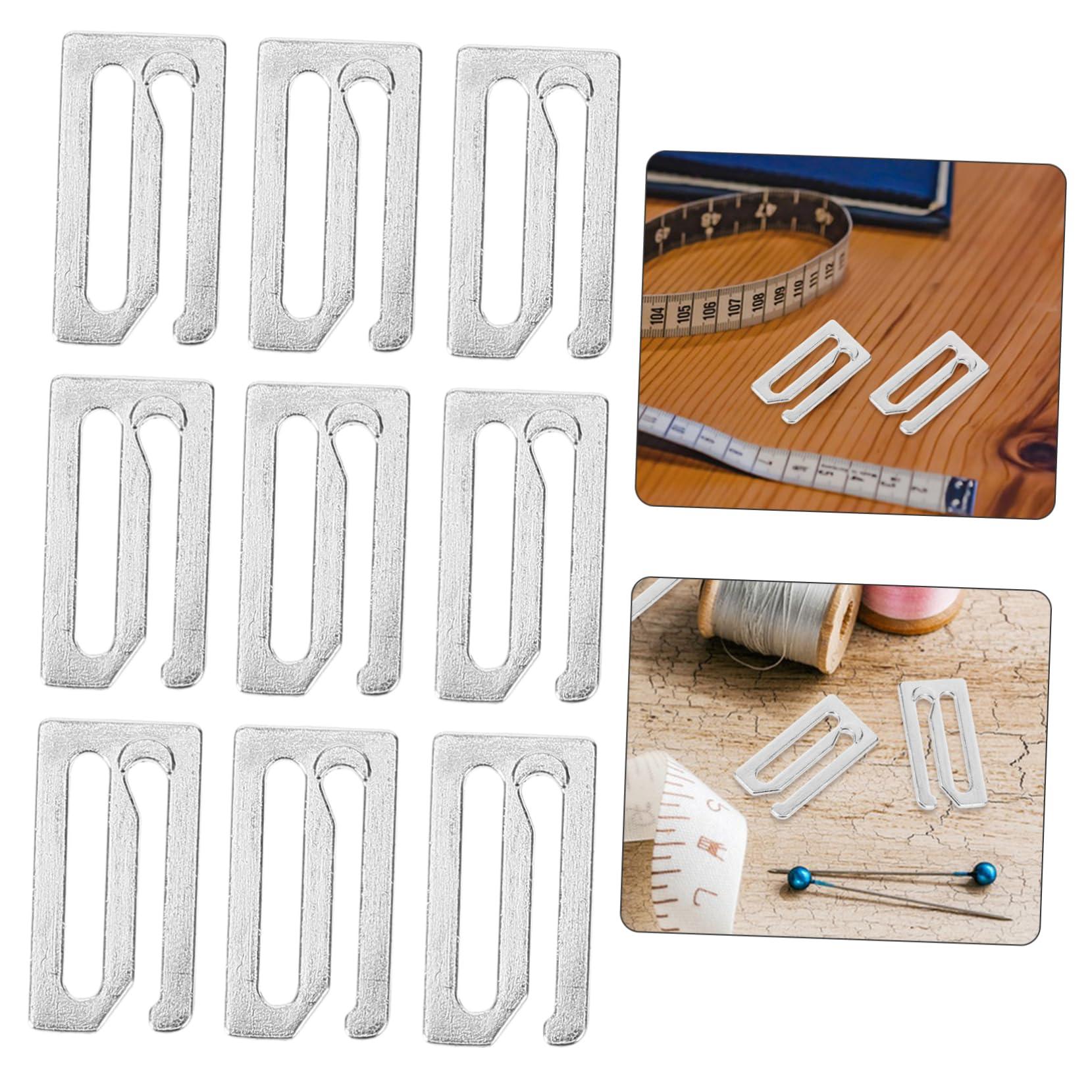 HONMEET HONMEET 10pcs Hair Apron Button Trimmer Hairstylist Barber Cape Braiding Hair Rack Hair Salon Cape Apron Clip for Haircut Barber Kit Convenient Barber Cape Clip Man Razors Iron Silver