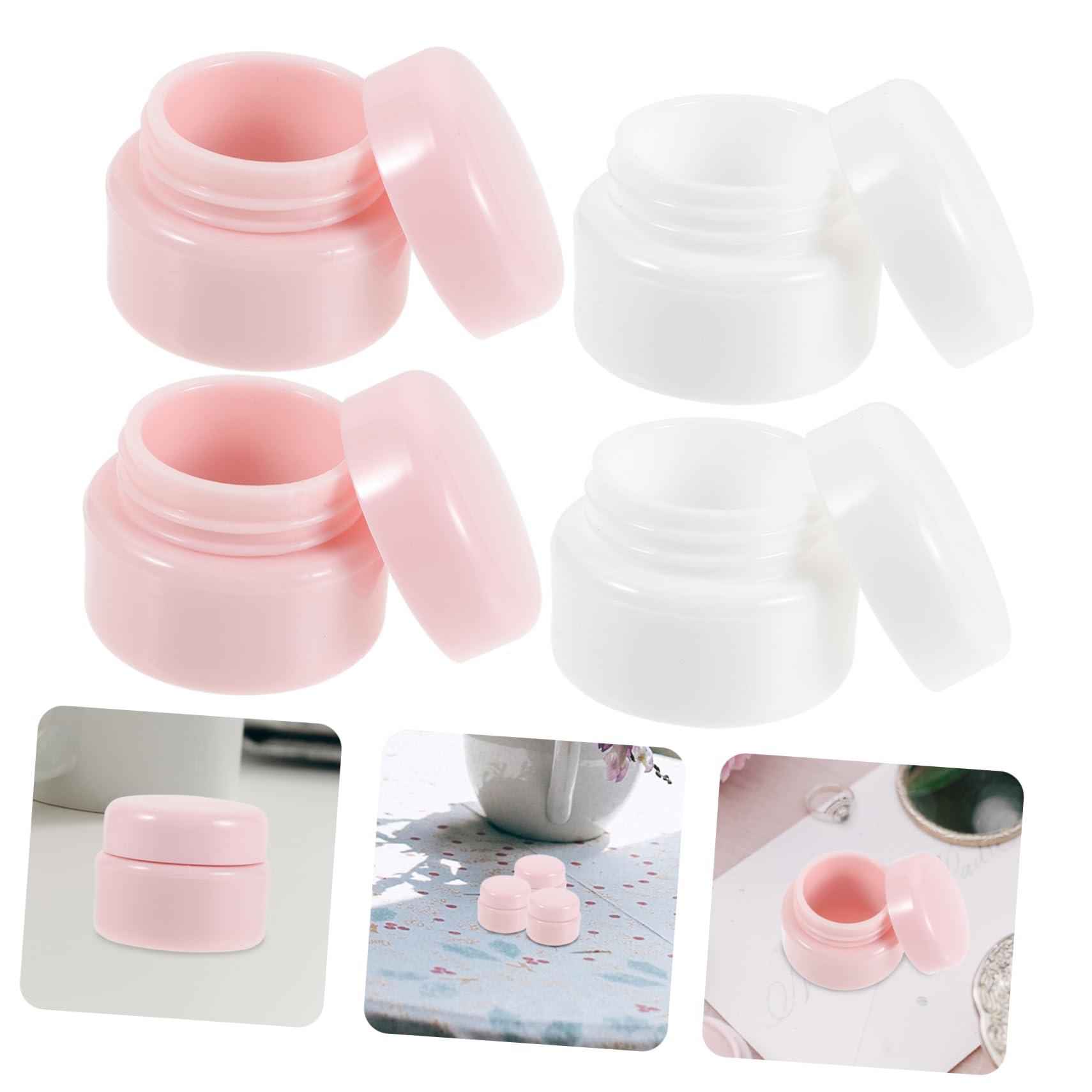 STOBOK STOBOK 12 Pcs Cream Box Body Butter Containers Travel Containers for Toiletries 3g Plastic Jars Makeup Sample Container Empty Sample Containers Lip Balm Jars Mini Travel Can Pp Filling