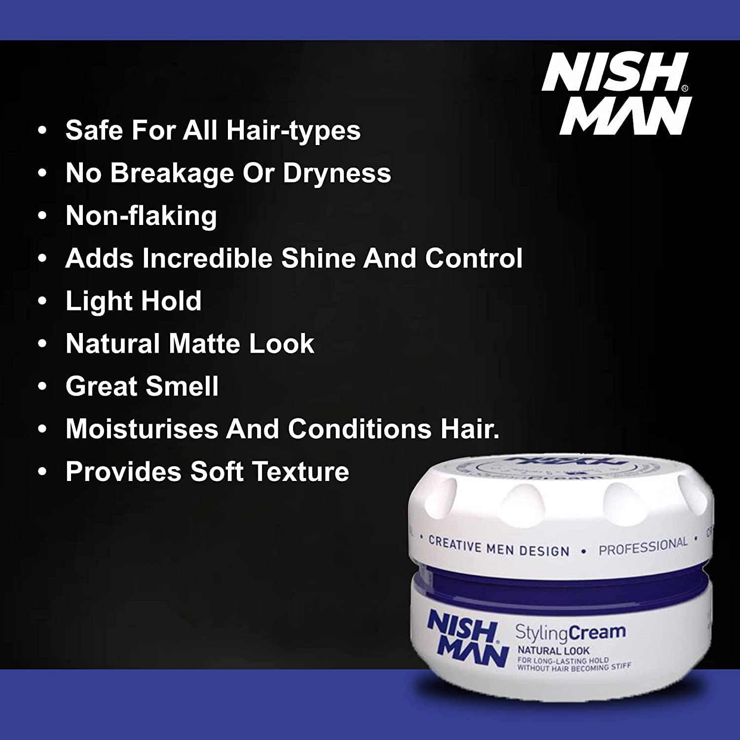 nishman nishman Hair Styling Series (N.6 Cream Wax, 150ml)