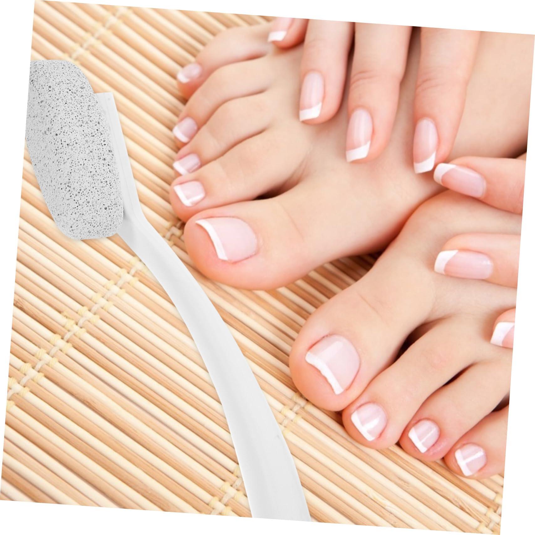 OHPHCALL OHPHCALL Long Handle Pumice Foot File for Dead Skin Removal Heel Sander for Feet Remover