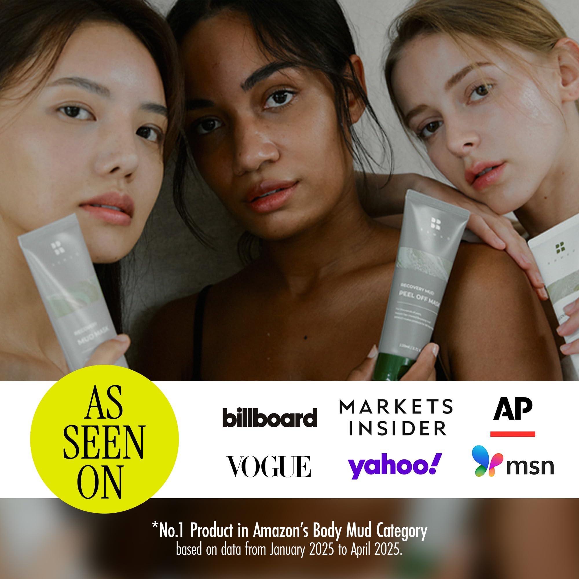 BRMUD BRMUD Relief Mud Secret Body Scrub | Korean Body Wash Scrub Exfoliator for Ingrown Hair & Razor Bumps | After Waxing Care Feminine Wash w/Brown Sugar | Body Wash for Sensitive Skin (6.34 fl oz)