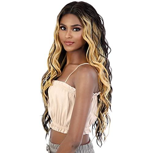 Motown Tress Motown Tress (Ldp-vienna - Heat Resistant Fiber HD Invisible Lace Front Wig in JET BLACK