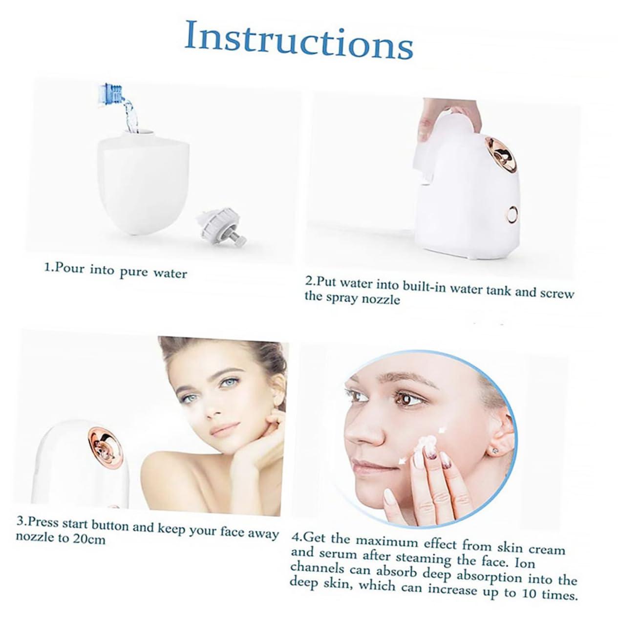 NOLITOY NOLITOY Face Steamer Humidifier Facial Steamers Facial Spray Hydrating Mist Hot Steamer Face for Moisturizing Spa