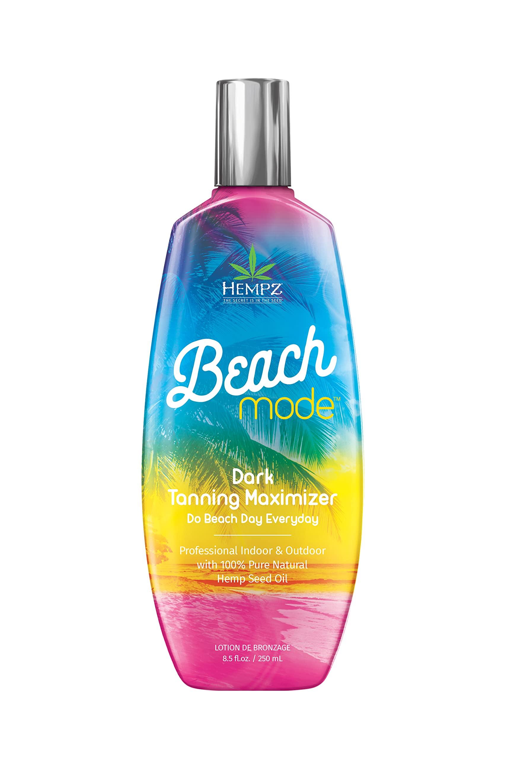 Hempz Hempz Beach Mode Maximizer - Herbal Moisturizing Self Tanning Lotion for Tanning Beds, Beach, Sun 8.5 Fl OZ