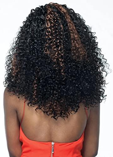 Outre Outre Synthetic Hair Crochet Braids X-Pression Braid 4 In 1 Loop Bahamas Curl 14 (1, 4)
