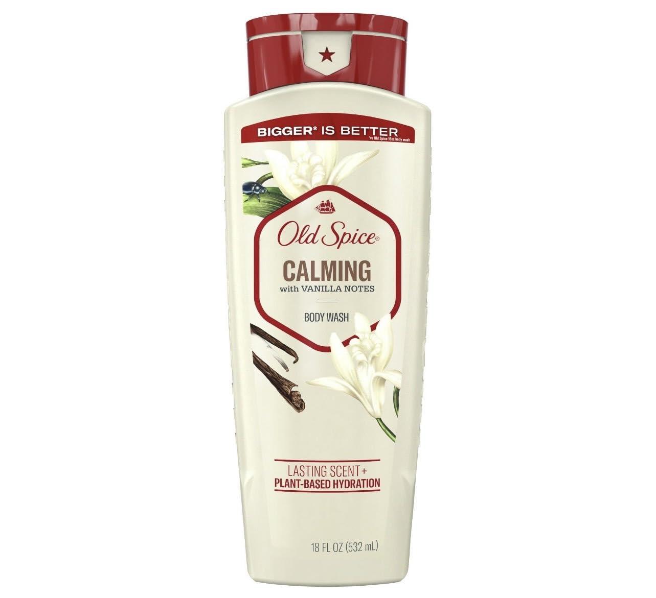 Old Spice Old Spice Men\'s Body Wash Calming with Vanilla Notes, 18oz