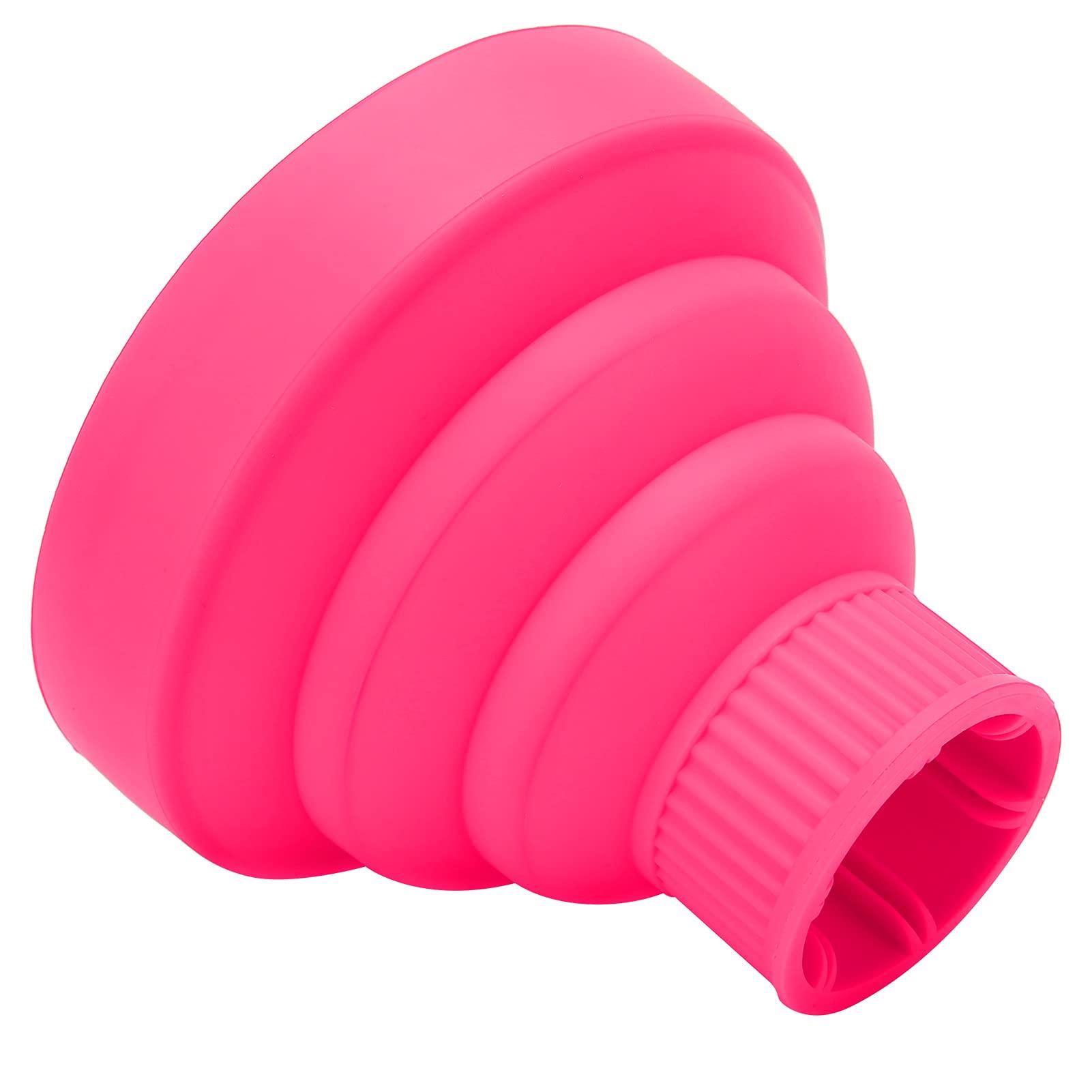 ANGGREK Diffuser Hair Dryer Curly Hair, Silicone Diffuser Attachment Universal Hair Dryer Diffuser Portable Travel Folding Hair Blow Dryer Diffuser Defuser Hairdryer()