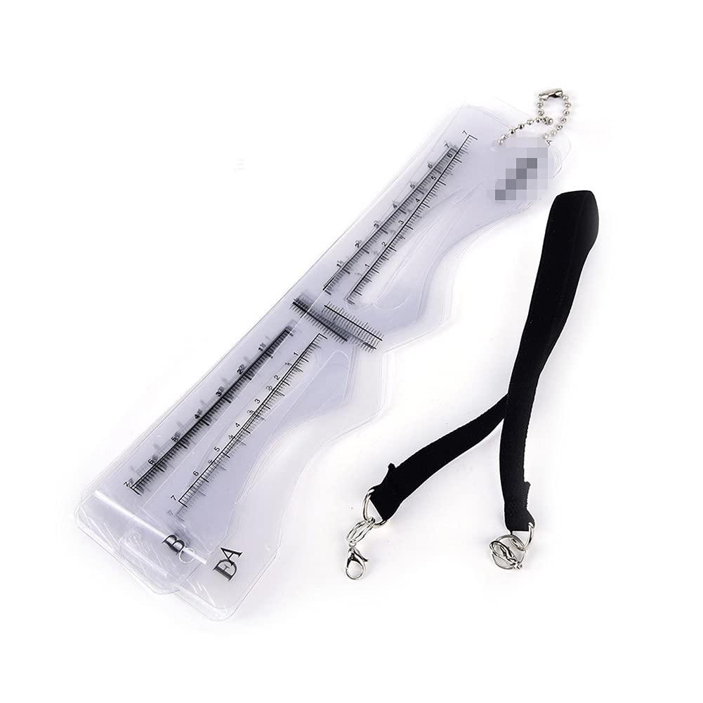 esowemsn A Set of Eyebrow Stencils Kit with a Black Strap 12 Pieces Eyebrow Shaping Tool 12 Styles Eyebrow Shaper Kit Makeup Tools for Eyebrows