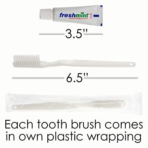 Moda West Moda West 24 Kits - Bulk Case of Wholesale Adult Basic Toiletries for Men, Women, Travel, Charity