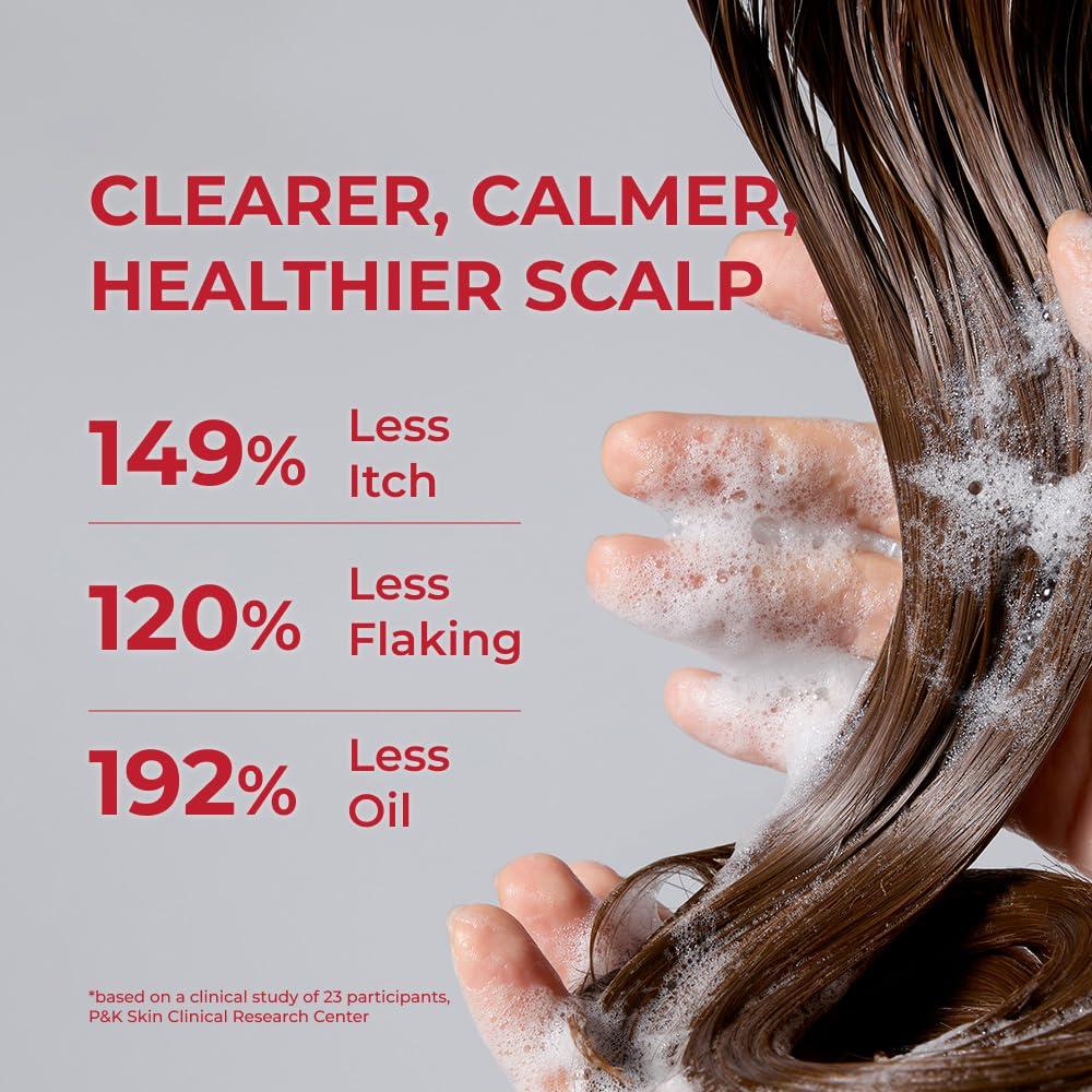 MOEV MOEV ANNURCATIN Shampoo, Biotin Hair Growth Volumizer Korean Anti Hair Loss Shampoo for Women, Build Lift, Natural Sulfate and Paraben-Free Apple Fresh Cleanser, Strengthens Weak Hair 10.14 fl.oz.