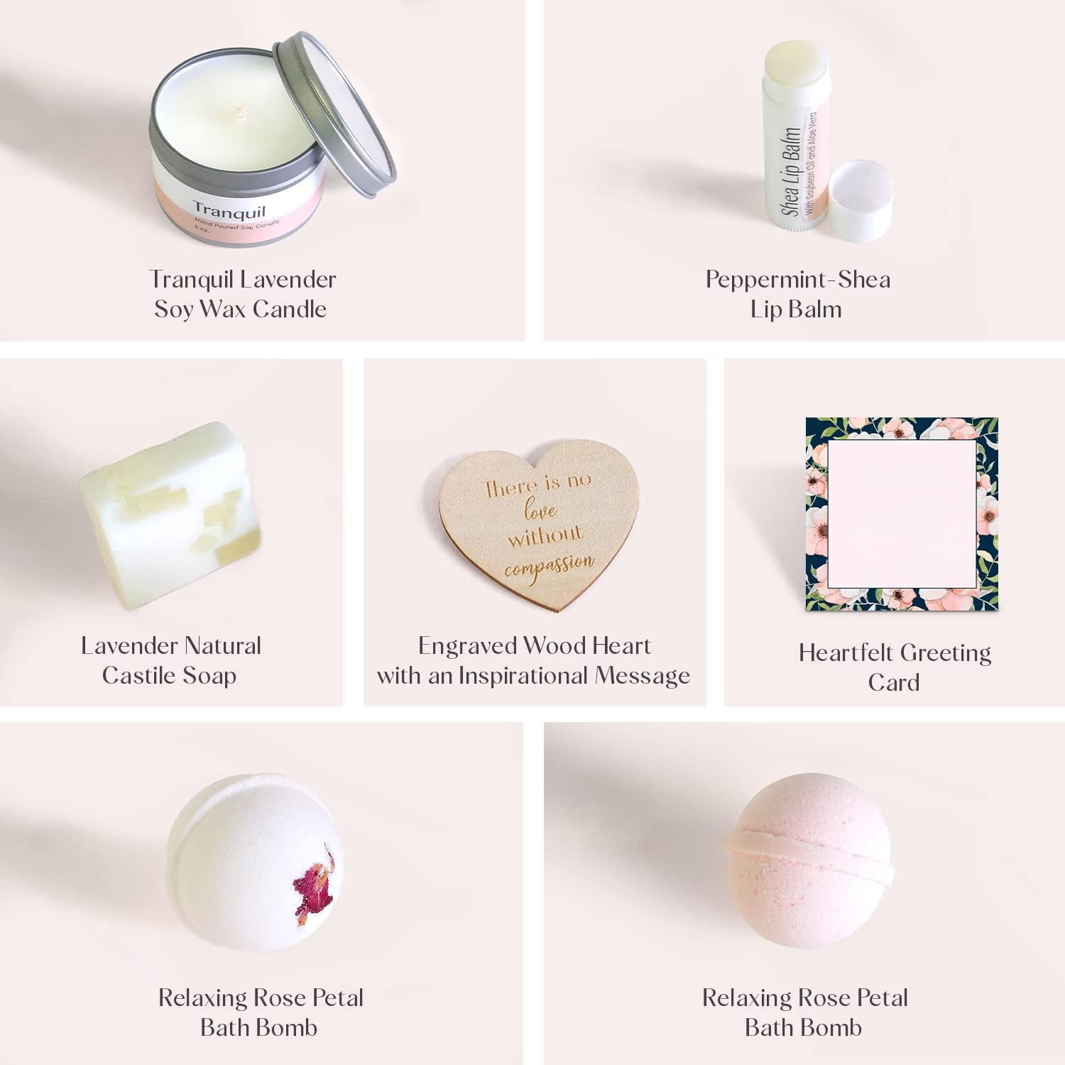 Dear Ava Mother of the Bride Spa Gift Box - Wedding Gift, Bridal Party, Rehearsal Dinner, Woman of My Dreams, Parent of Bride, Heartfelt Card & Spa Gift Box for Wedding (Valentine's Funny Gift for Wife)