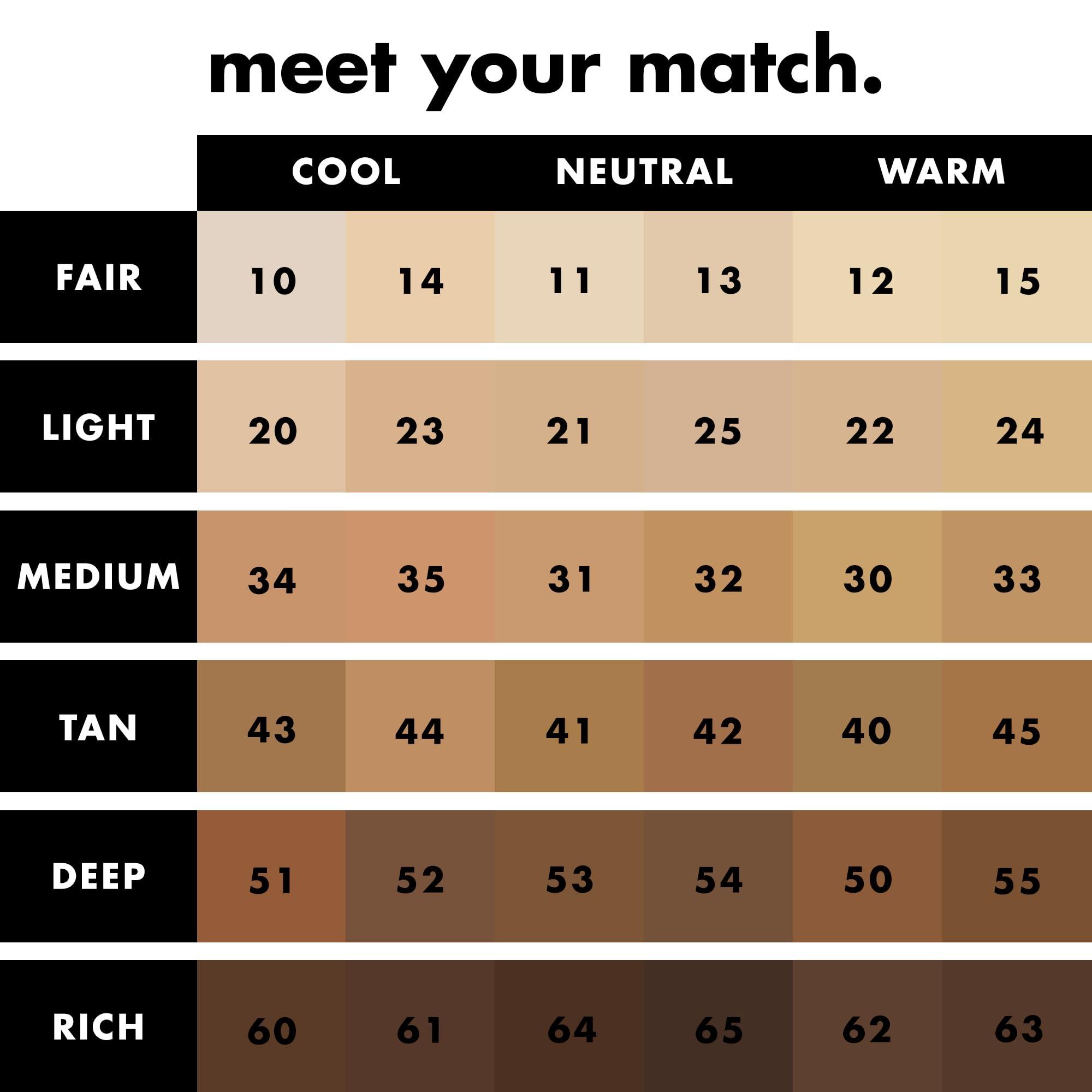 e.l.f. e.l.f. Soft Glam Foundation, Medium Coverage, Long-Lasting & Buildable Foundation For A Smooth, Satin Finish, Vegan & Cruelty-Free, 14 Fair Cool