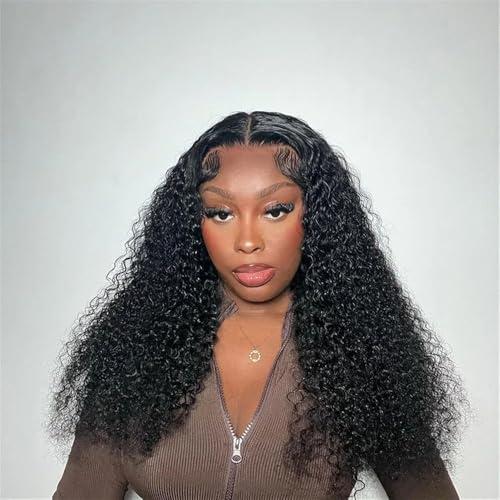JHXIN JHXIN 11A 13x4 Lace Front Wig 180% Jerry Curly 100% Human Hair(30 inch)