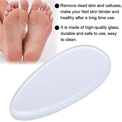 BTIHCEUOT Glass Foot File,Professional Durable Tempered Glass Callus Remover Foot File Pedicure Scraper Tool