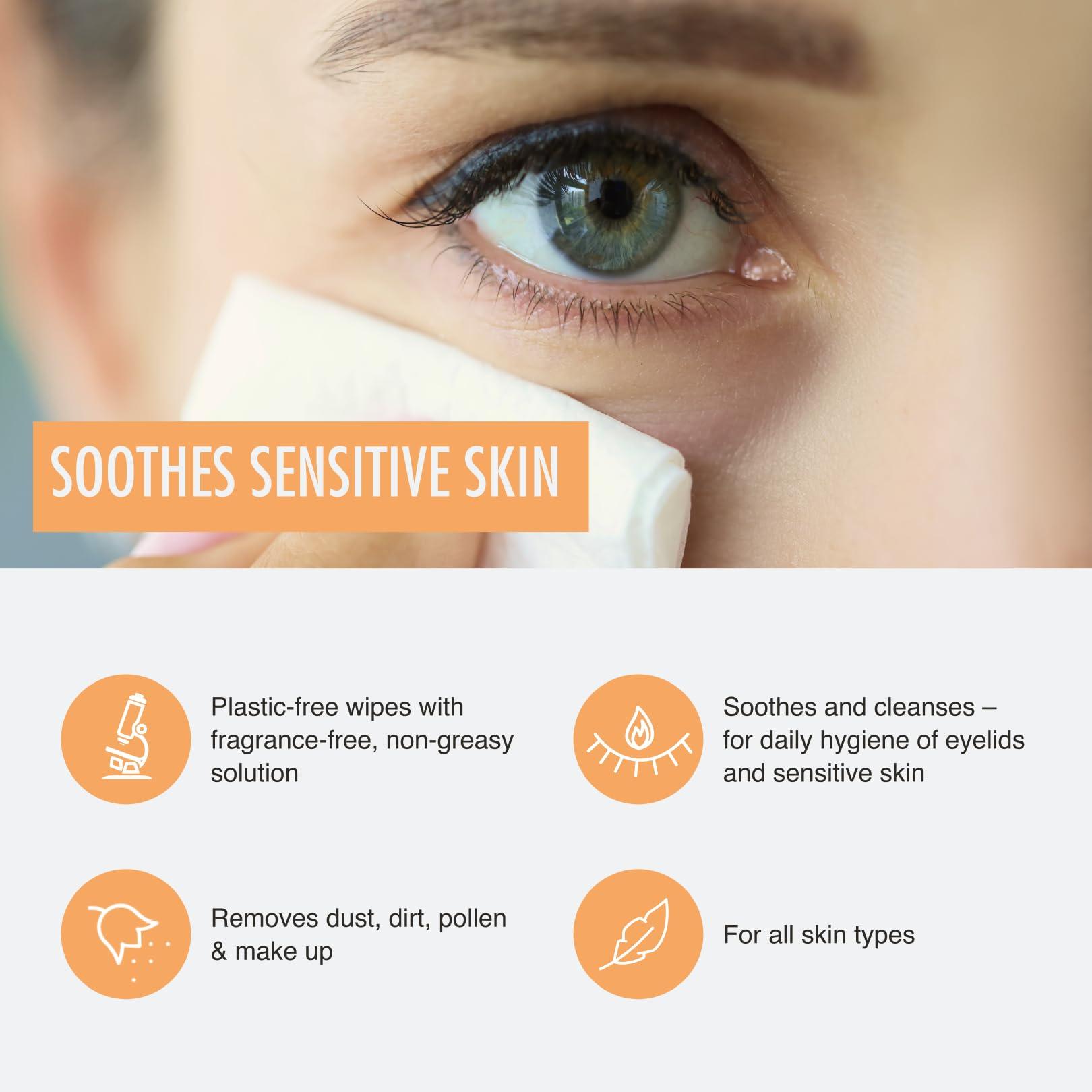 Blephaclean Blephaclean 60 Sterile Eyelid Wipes For Blepharitis Freepost