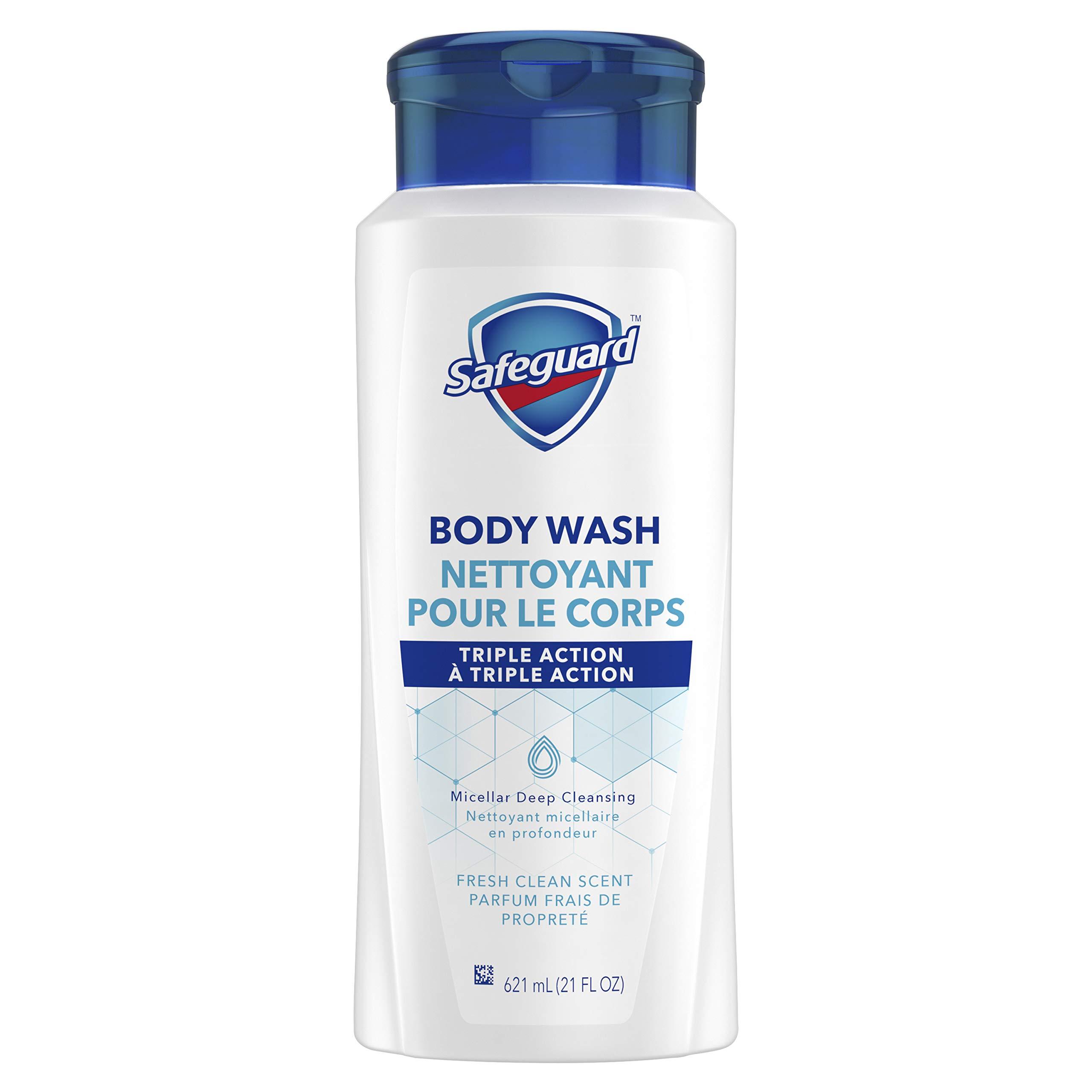 Safeguard Safeguard Body Wash Triple Action Deep Cleansing Fresh Clean Scent 21 FL Oz