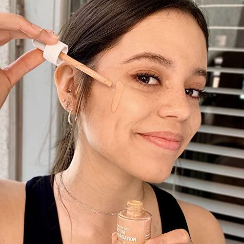 Neutrogena Neutrogena Healthy Skin Sensitive Skin Serum Foundation with Pro-Vitamin B5, Color Correcting & Pore Minimizing Liquid Foundation & Face Serum, Buildable Coverage, Light/Medium 02, 1 oz